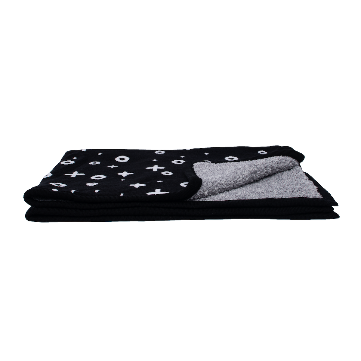 Ozzy Knit And Sherpa Blanket