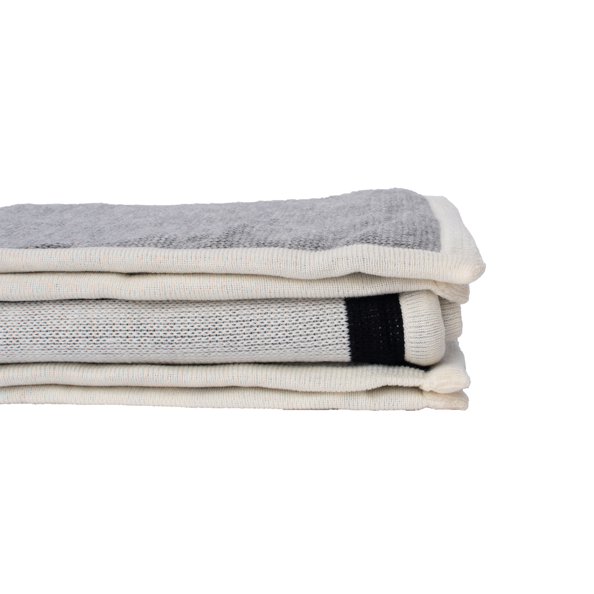 Max Knit And Sherpa Blanket
