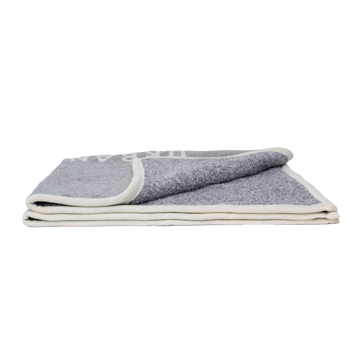 Max Knit And Sherpa Blanket