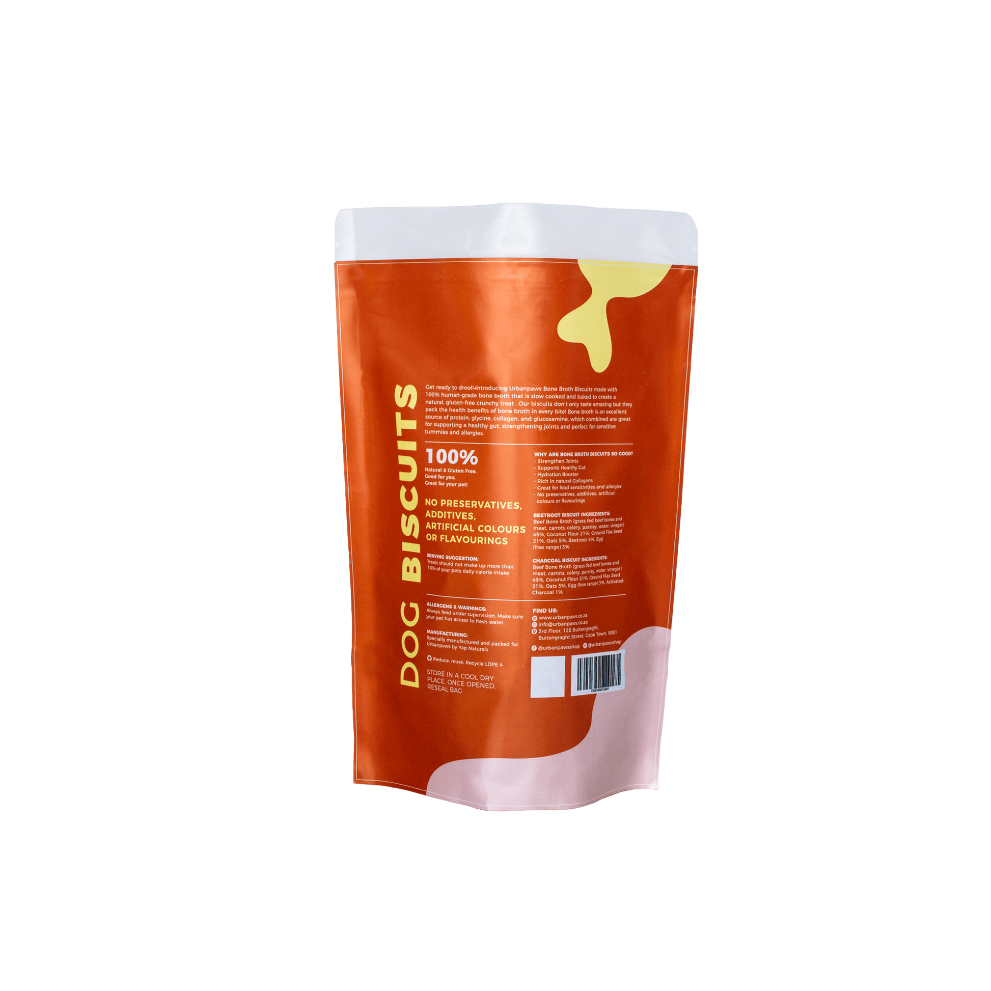 Bone Broth Biscuits - Beef And Beetroot - Dog Treats - Urbanpaws
