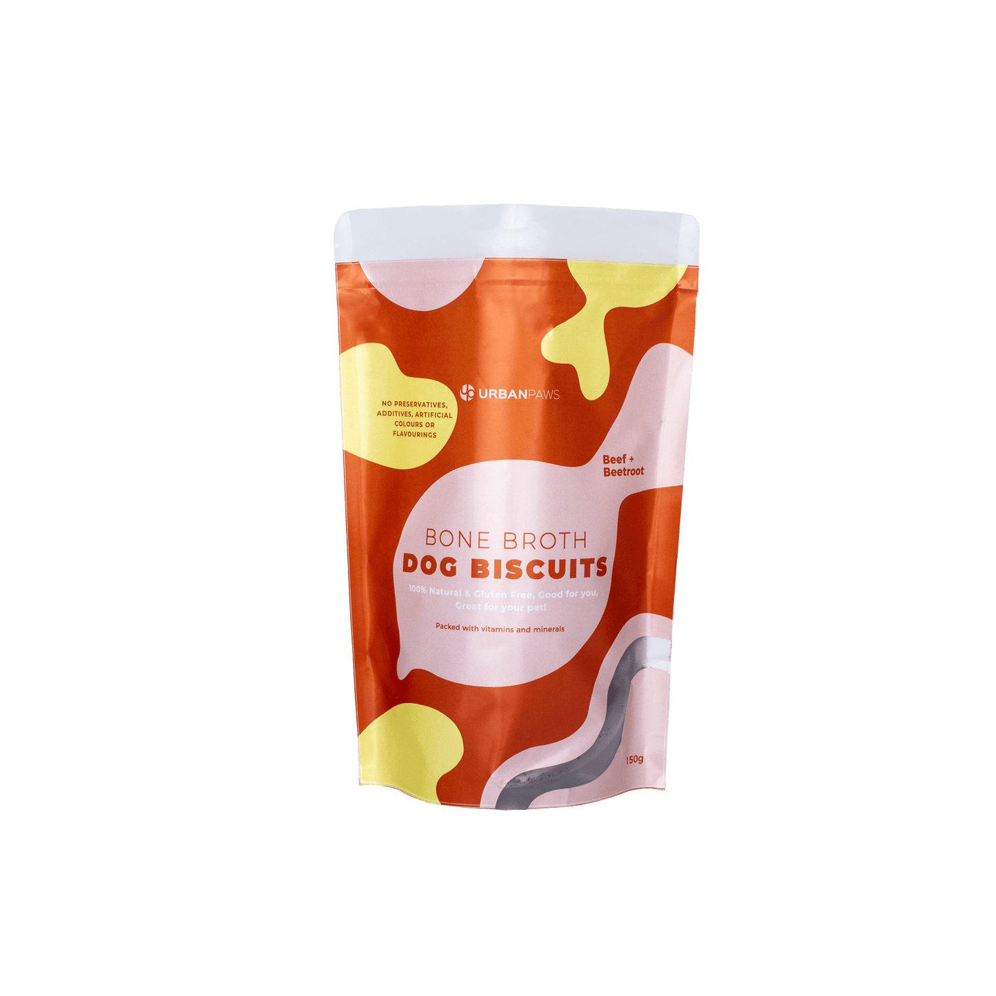 Bone Broth Biscuits - Beef And Beetroot - Dog Treats - Urbanpaws