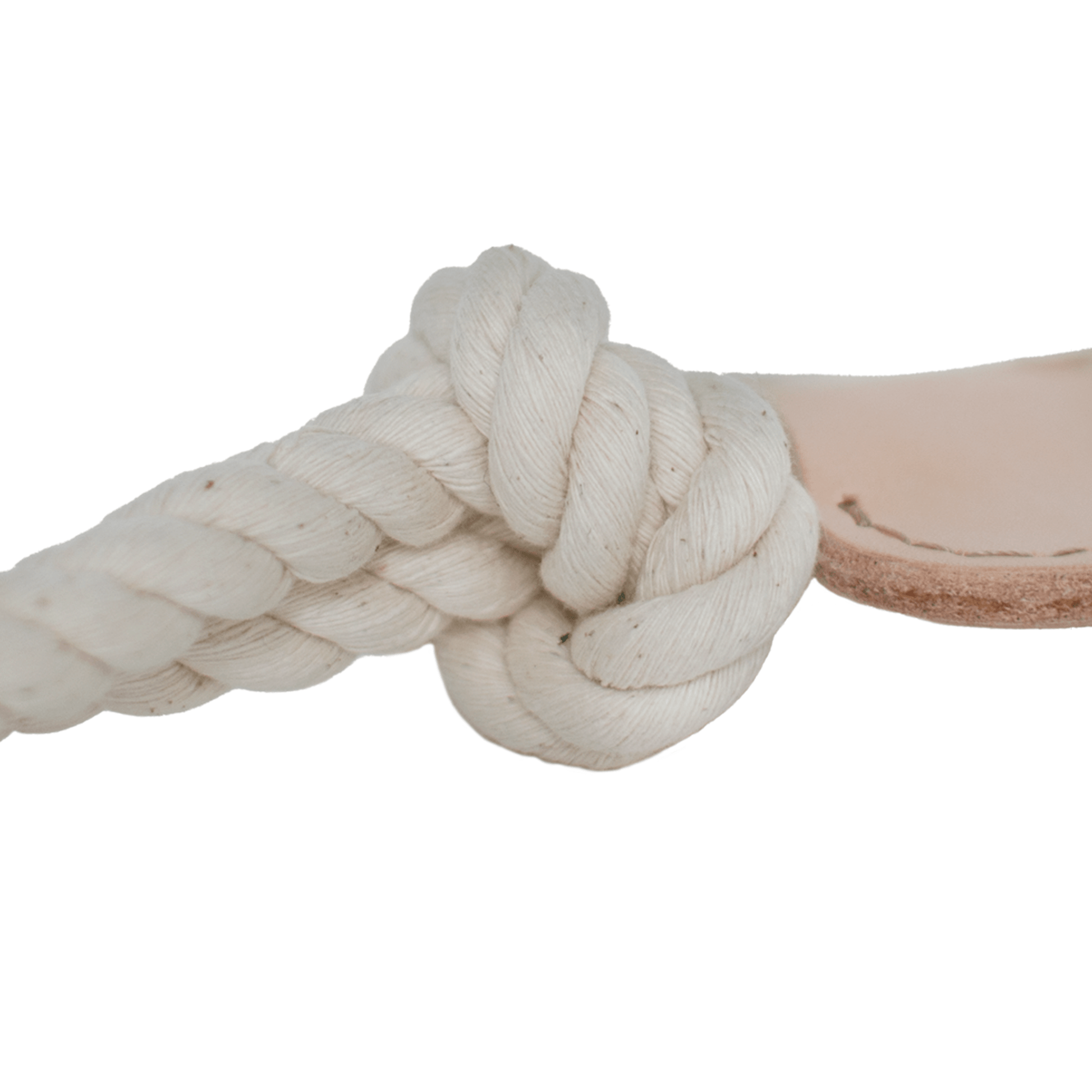 Leather Bone And Rope Toy - Dog Toys - Urbanpaws