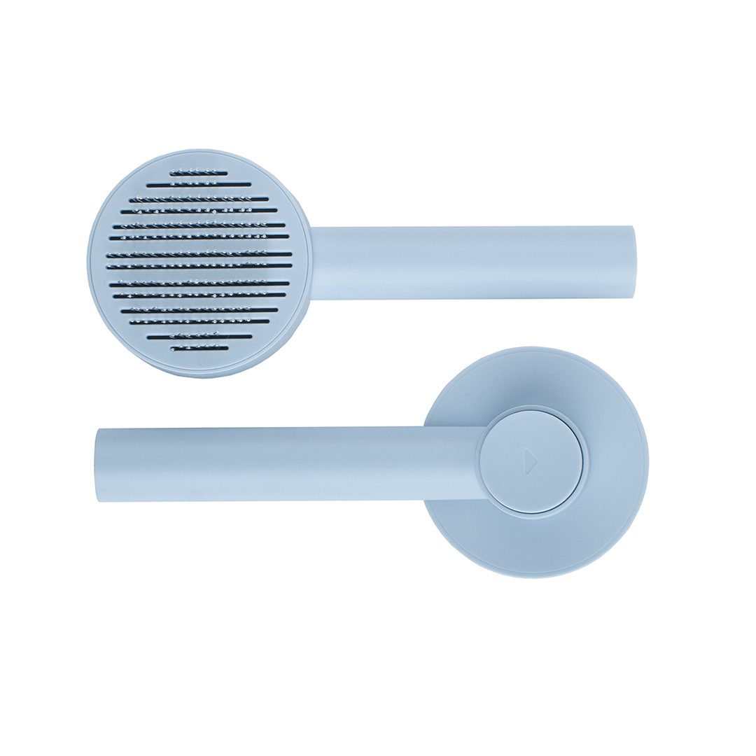 Self Cleaning Slicker Brush Blue - Dog Brush - Urbanpaws