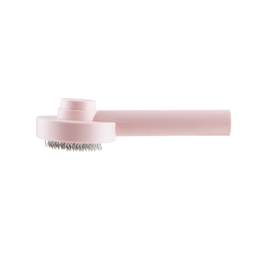 Self Cleaning Slicker Brush Pink - Dog Brush - Urbanpaws