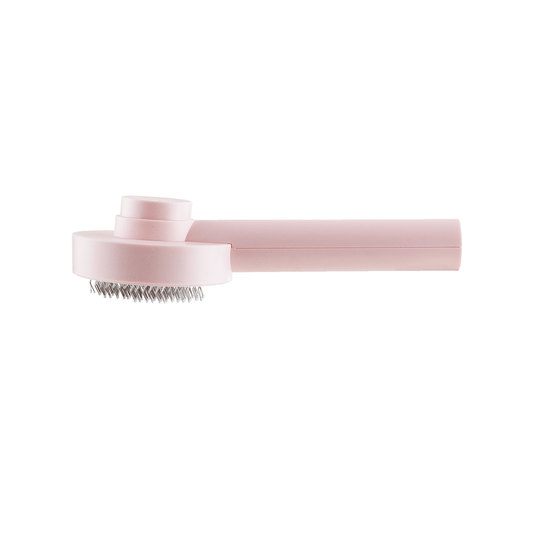 Self Cleaning Slicker Brush Pink - Dog Brush - Urbanpaws