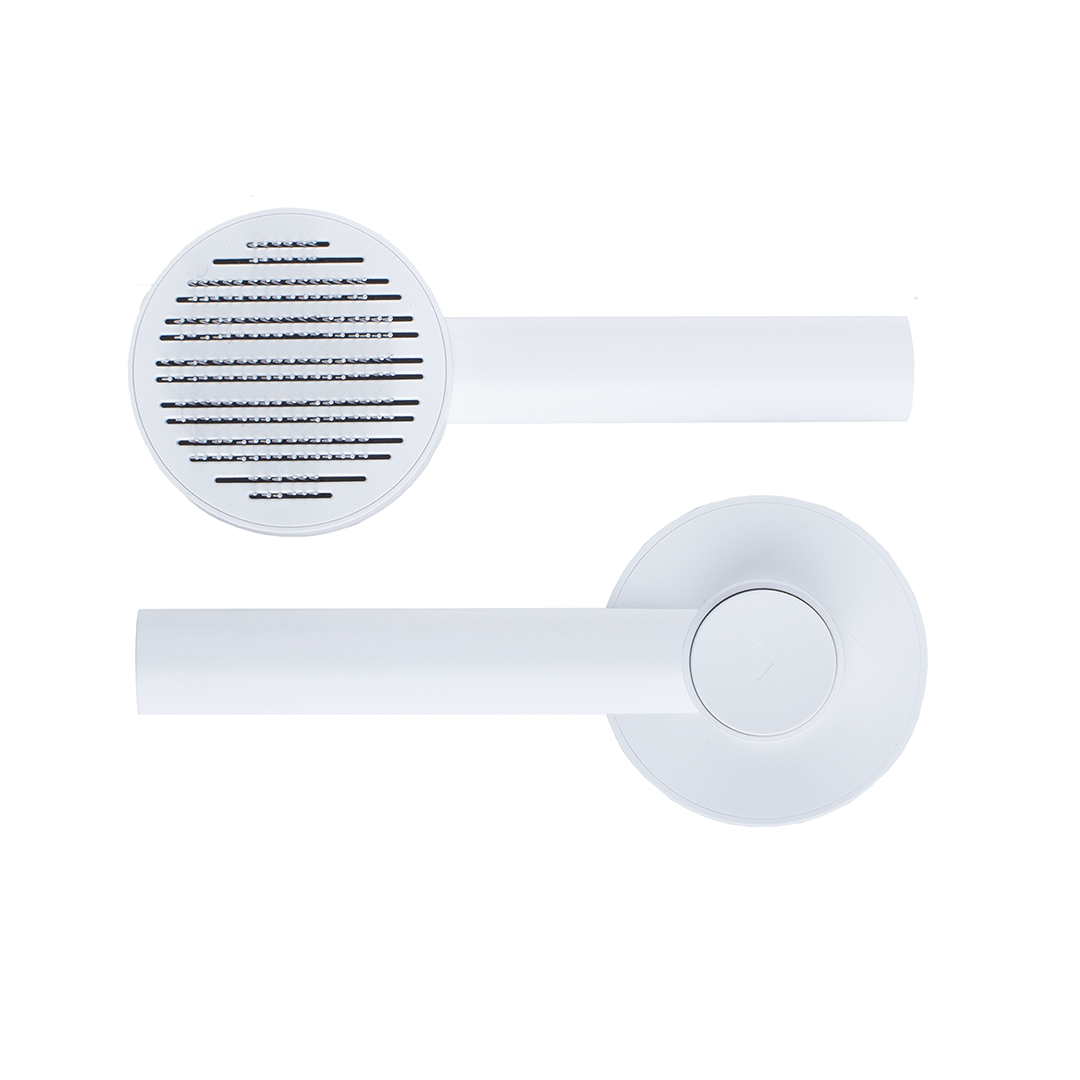 Self Cleaning Slicker Brush White - Dog Brush - Urbanpaws
